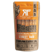 Righteous Felon Meat Sticks - Gluten Free & Keto Pork Sticks - Low Sugar & High Protein Snacks - Street Taco, 6 Pack