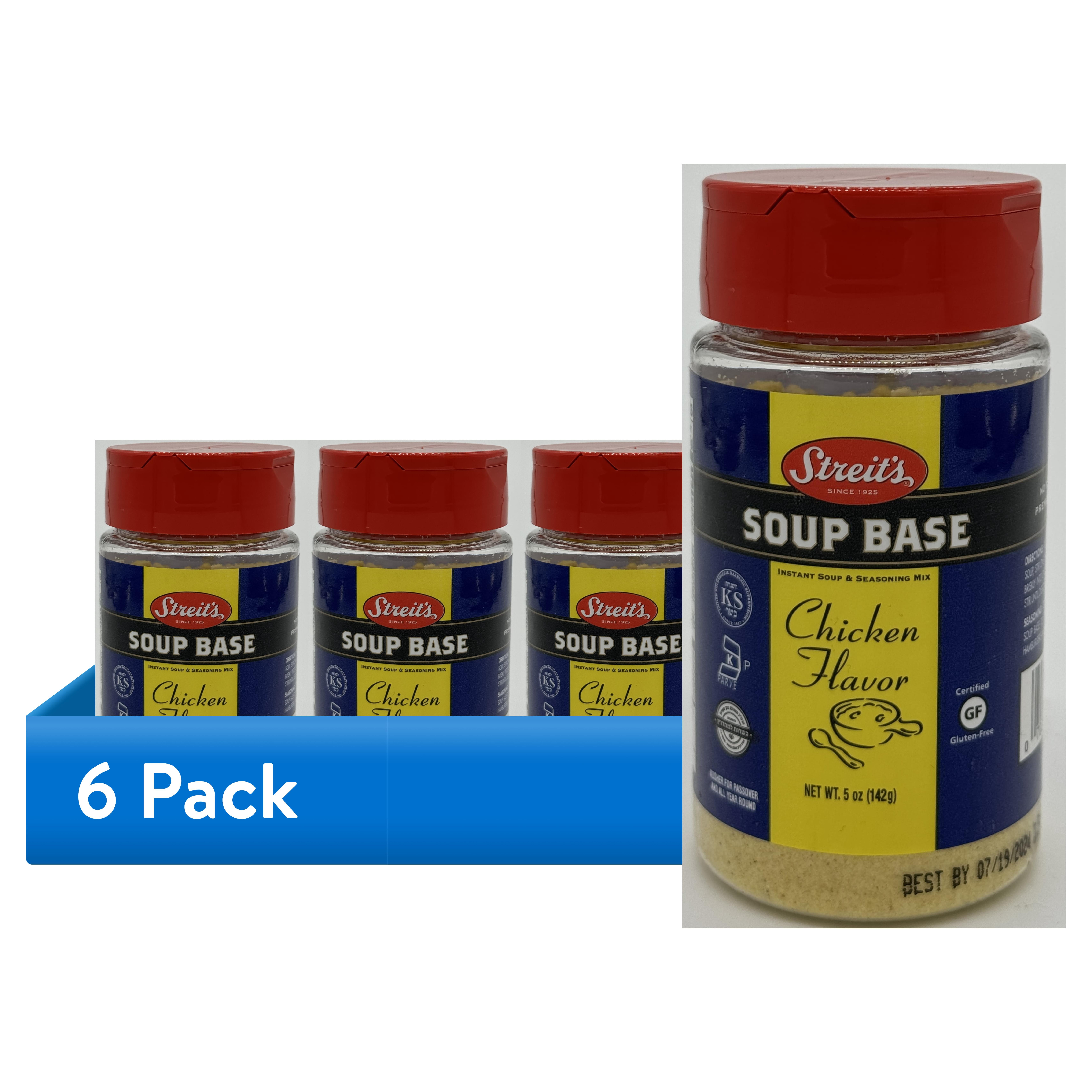 (6 pack) Streit's Soup Base Chicken, 5 oz