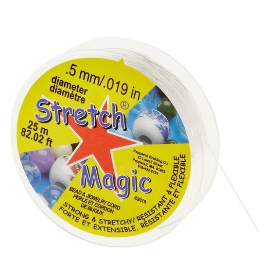 Stretch Magic 0.5mm Clear Bead & Jewelry Cord, 6 Pack