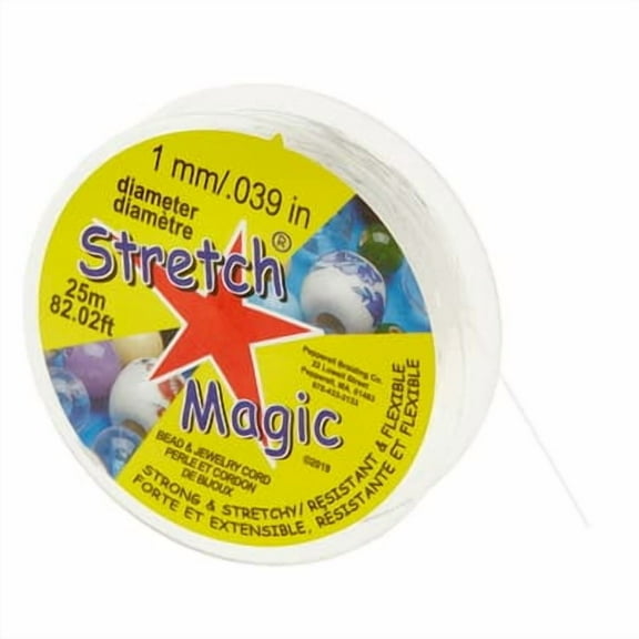 Stretch Magic 1mm Bead & Jewelry Cord, 6 Pack