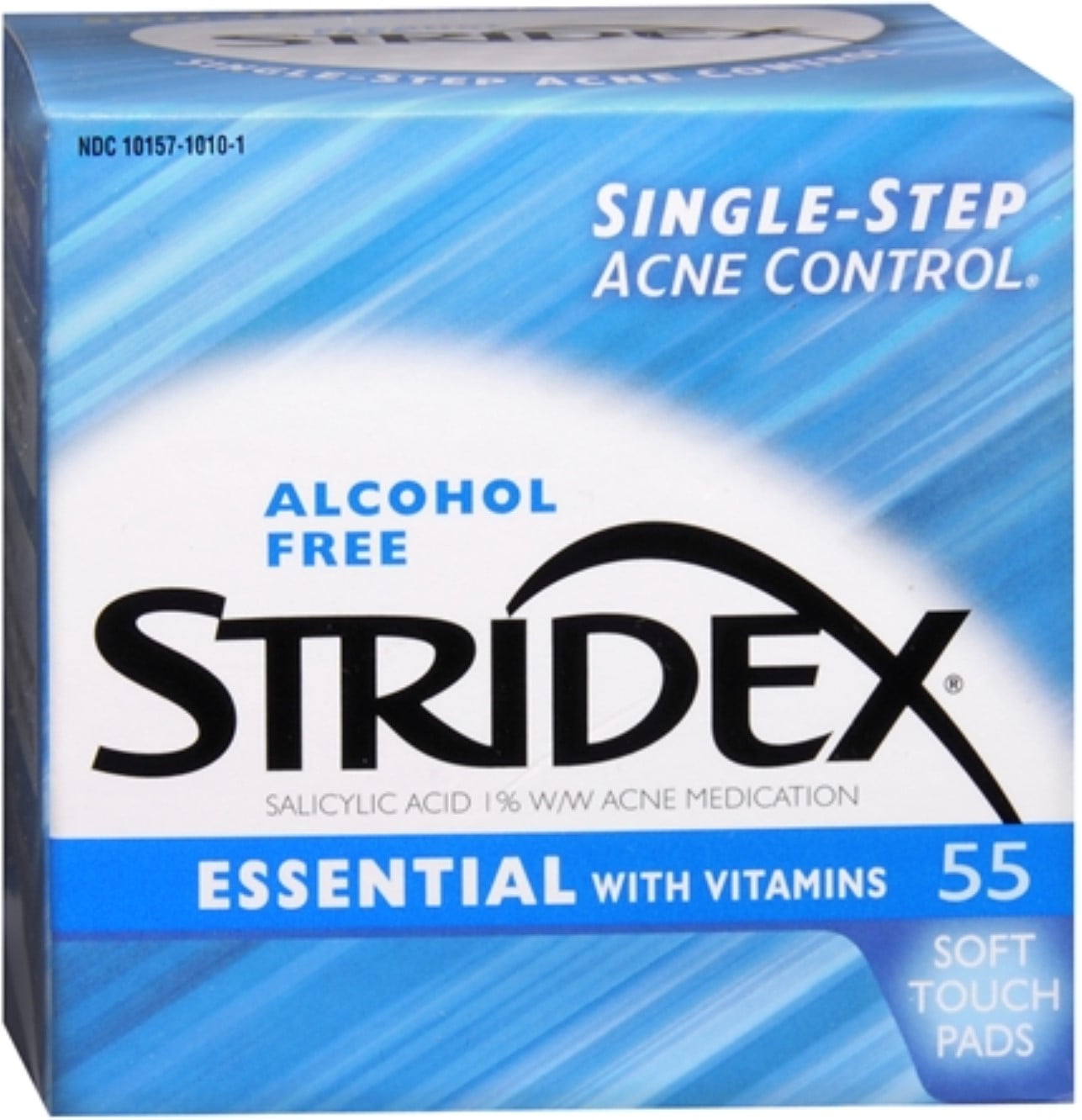 Stri-Dex Daily Care Essential With Vitamins Pads 55 Each (Pack of 6)