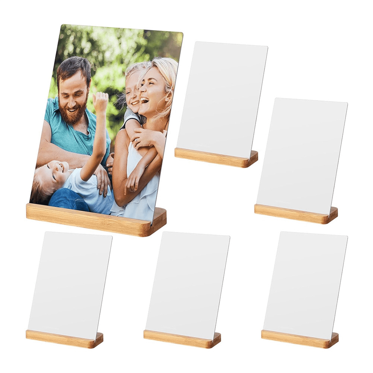 6 Pack Sublimation Photo Frames Blanks 5 X 7 Inch Heat Transfer Metal