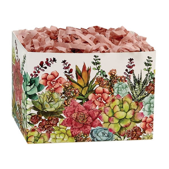 6 Pack, Succulent Garden Basket Boxes, Large, 10.25X6X7.5" for Holiday, Party and Events Celebration