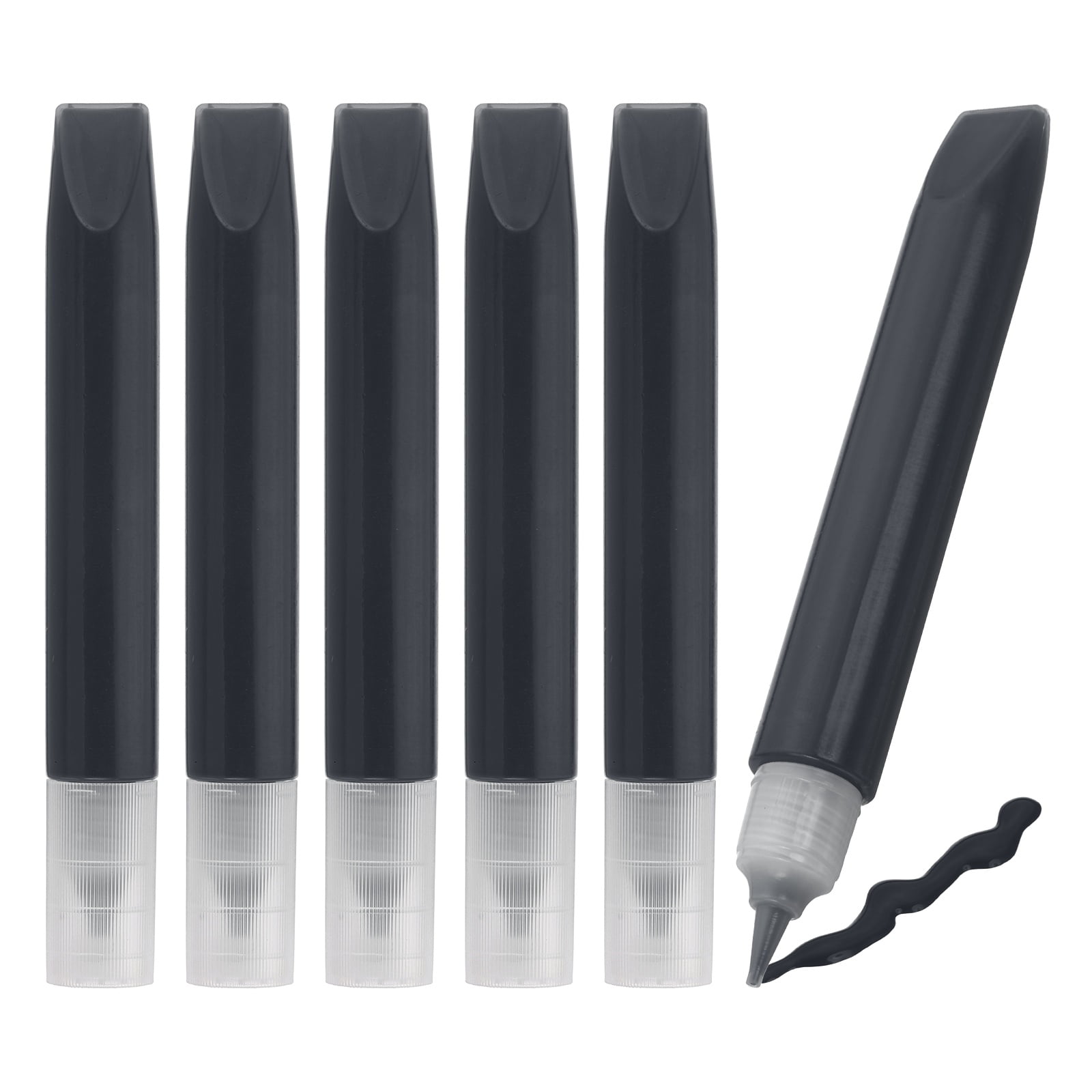 6 Pack Suncatcher Paint Pens, Black Sun Catcher Paint Pens 10ML Each ...