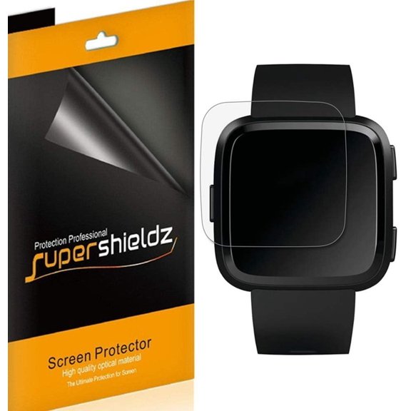 [6-Pack] Supershieldz Designed for Fitbit Versa Lite Edition Screen Protector, Anti-Glare & Anti-Fingerprint (Matte) Shield