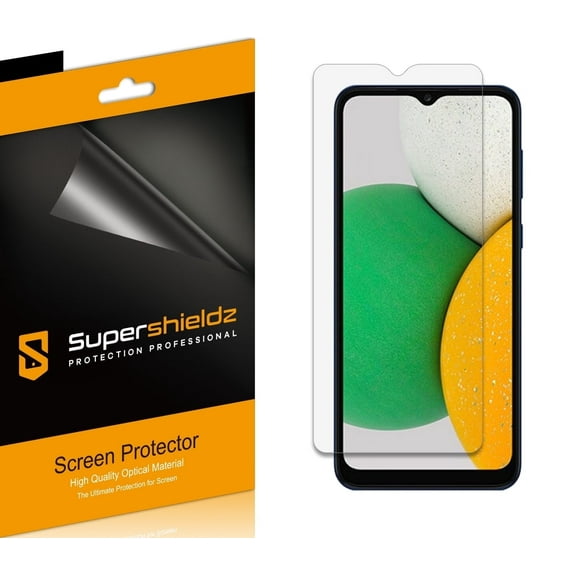 Supershieldz Designed for Samsung Galaxy A03 Screen Protector, High Definition Clear Shield (PET) (6 Pack)