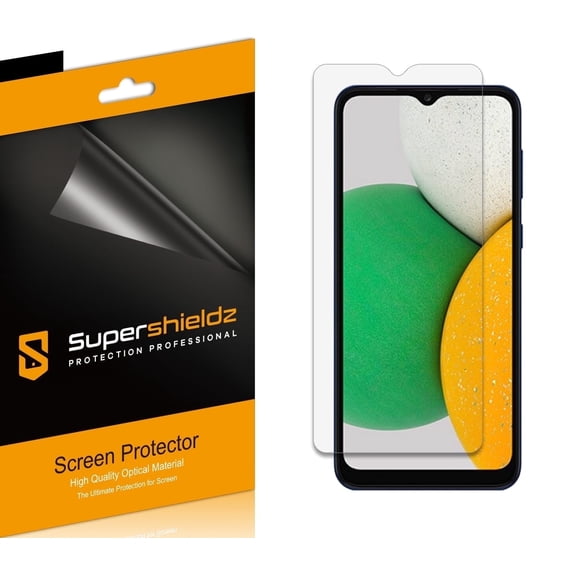 Supershieldz Designed for Samsung Galaxy A03s Screen Protector, High Definition Clear Shield (PET) (6 Pack)