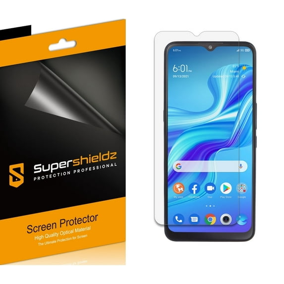 (6 Pack) Supershieldz Designed for TCL 4X 5G / TCL 20 A 5G / TCL 20A 5G Screen Protector, High Definition Clear Shield (PET)