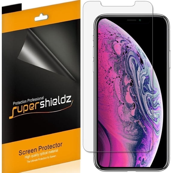 Supershieldz Designed for Apple iPhone 11 Pro Max / iPhone Xs Max (6.5 inch) Screen Protector, High Definition Clear Shield (PET) (6 Pack)