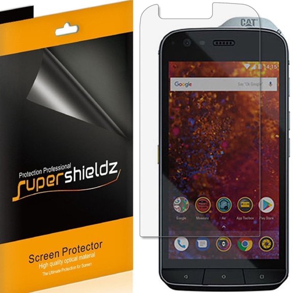 [6-Pack] Supershieldz for Cat S61 Screen Protector, Anti-Bubble High Definition (HD) Clear Shield