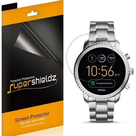 Supershieldz Designed for Fossil Q Explorist Gen 3 Screen Protector, High Definition Clear Shield (PET) (6 Pack)