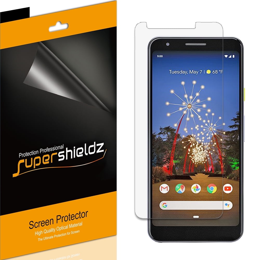 6-Pack] Supershieldz for Google Pixel 3a XL Screen Protector, Anti