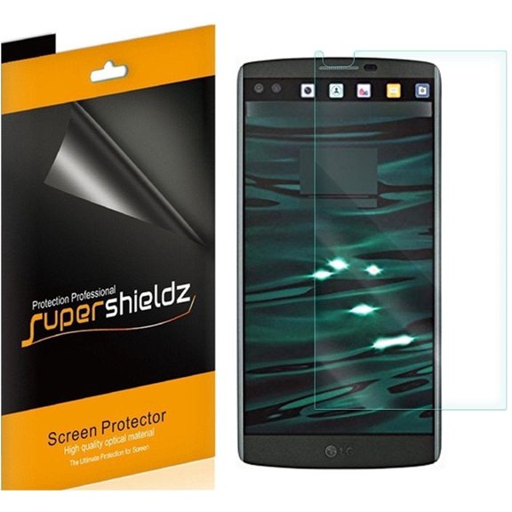 [6-Pack] Supershieldz for LG V10 Screen Protector, Anti-Bubble High Definition (HD) Clear Shield