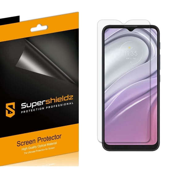 Supershieldz Designed for Motorola Moto G Pure Screen Protector, High Definition Clear Shield (PET) (6 Pack)