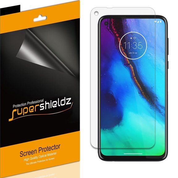 [6-Pack] Supershieldz for Motorola Moto G Stylus (2020) Screen Protector, Anti-Bubble High Definition (HD) Clear Shield
