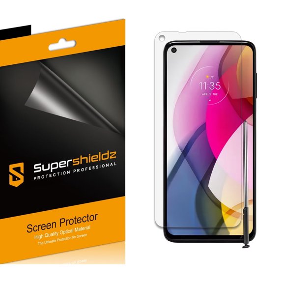 [6-Pack] Supershieldz for Motorola Moto G Stylus (2021) Screen Protector, Anti-Bubble High Definition (HD) Clear Shield