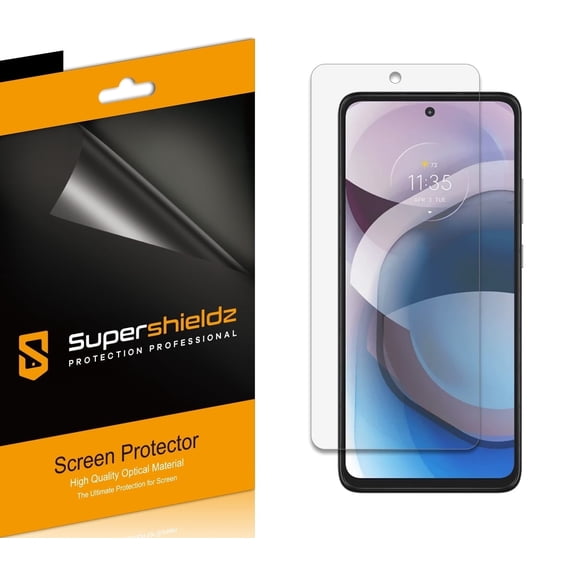 Supershieldz Designed for Motorola One 5G Ace / One 5G UW Ace / Moto G 5G Screen Protector, High Definition Clear Shield (PET) (6 Pack)