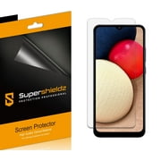 [6-Pack] Supershieldz for Samsung Galaxy A02S Screen Protector, Anti-Bubble High Definition (HD) Clear Shield
