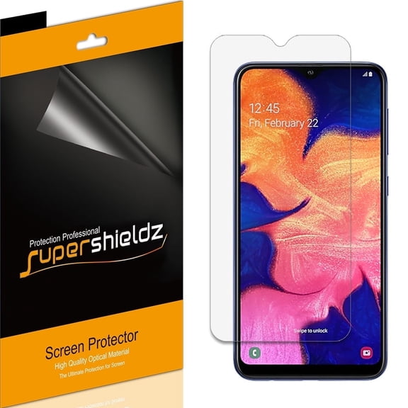 Supershieldz Designed for Samsung Galaxy A10 Screen Protector, High Definition Clear Shield (PET) (6 Pack)