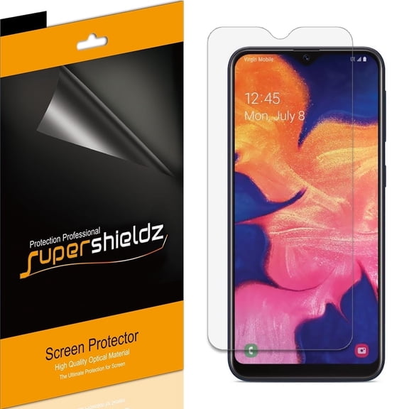 Supershieldz Designed for Samsung Galaxy A10e Screen Protector, High Definition Clear Shield (PET) (6 Pack)