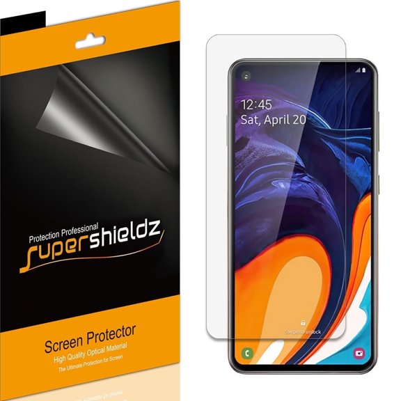 Supershieldz Designed for Samsung Galaxy A60 Screen Protector, High Definition Clear Shield (PET) (6 Pack)
