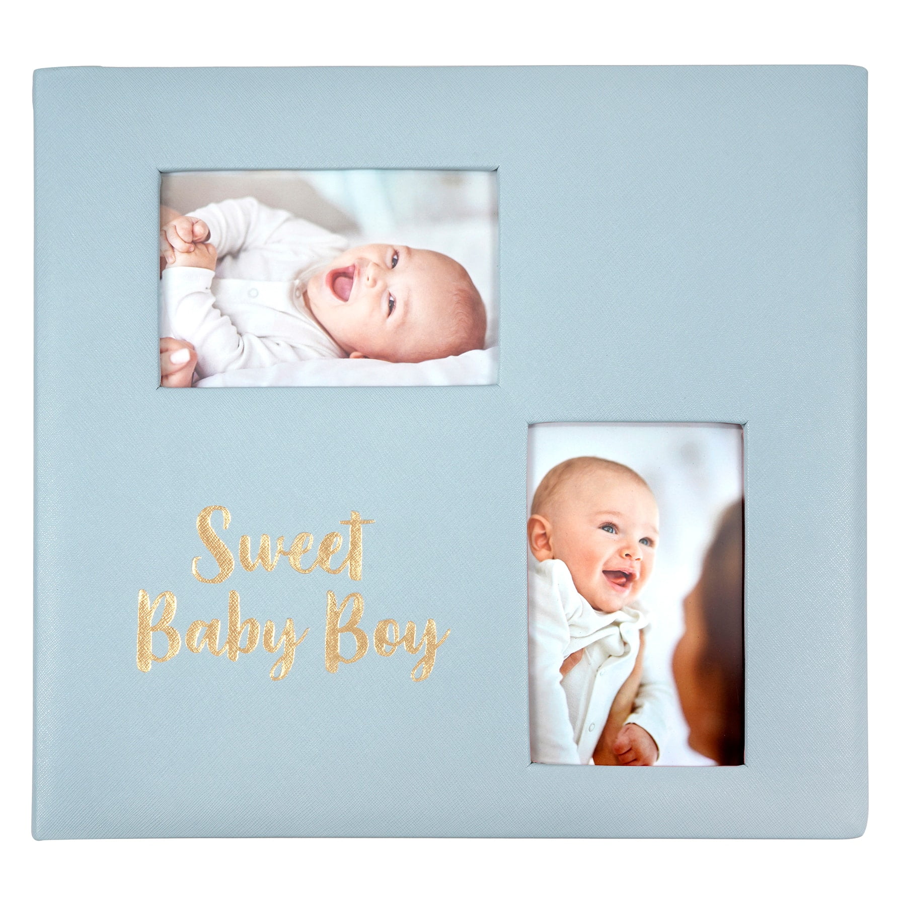 Recollections Sweet Baby Boy Scrapbook Album, 6 Pack
