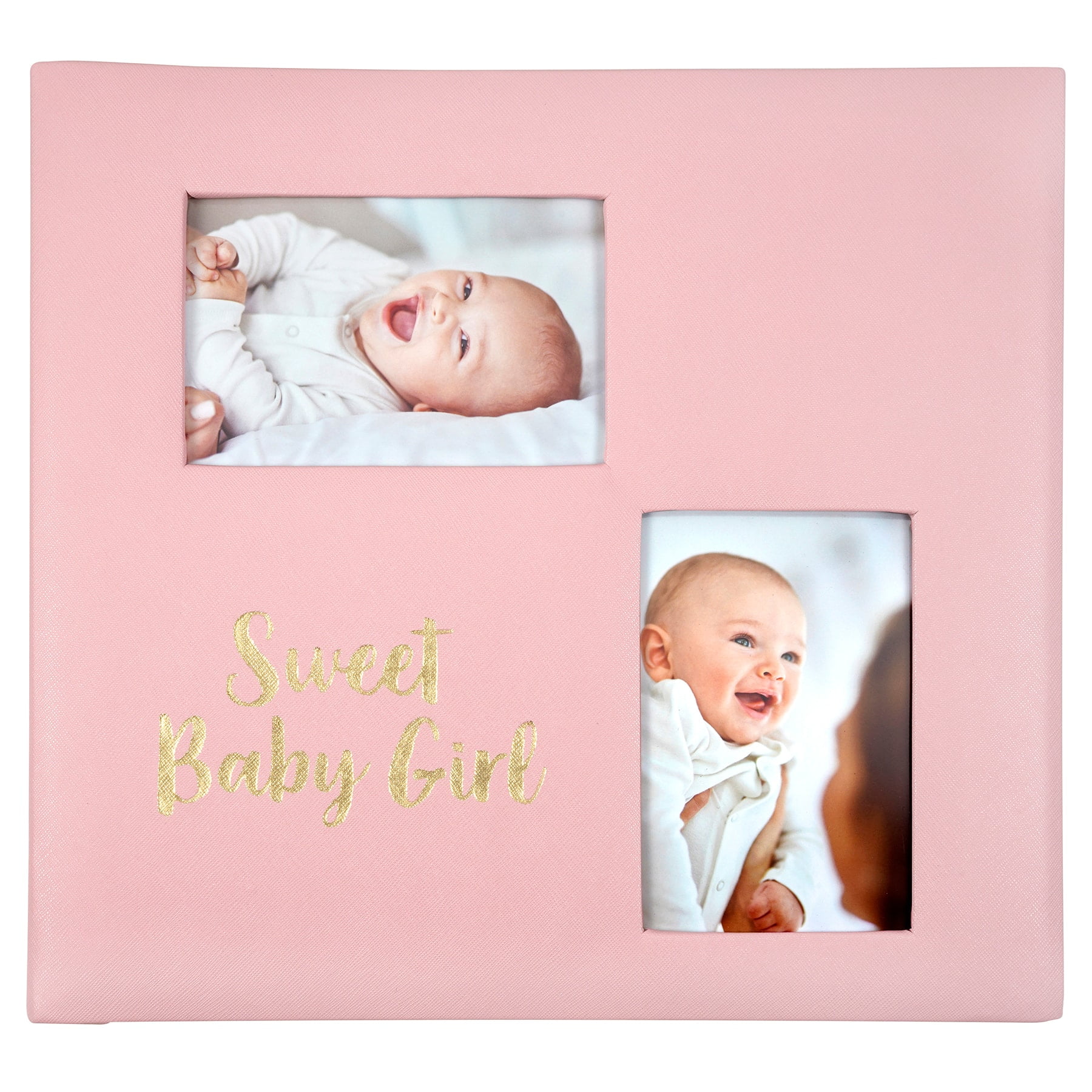 Recollections Sweet Baby Girl Scrapbook Album, 6 Pack