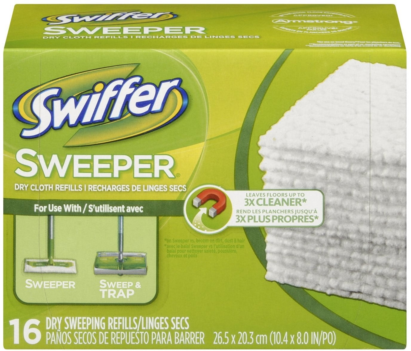 6 Pack - Swiffer Sweeper Dry Sweeping Cloths 16 ea