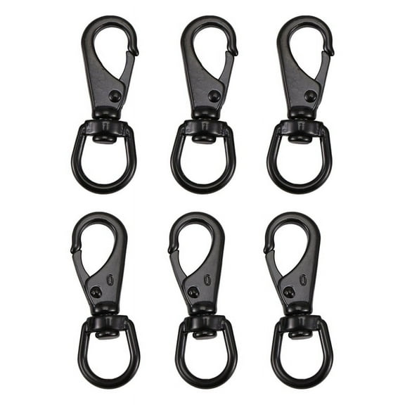 6 Pack Swivel Snap Hooks,Stainless Steel Spring Clips, Flag Pole Clips, Scuba Diving Clips for Dog Leashes, Keychains