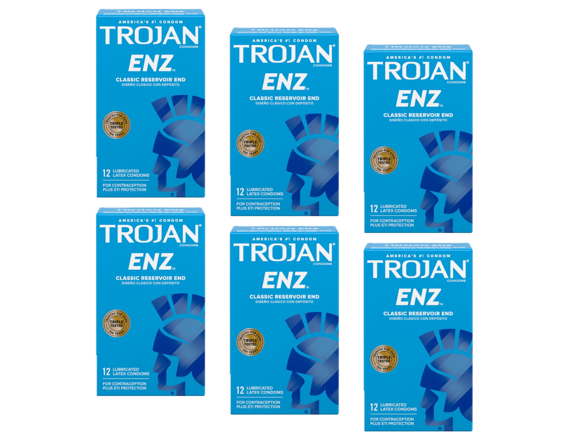 LESS IS Good様3点まとめ TROJAN BOX Trojan ENZ Classic Reservoir End Latex Condoms, 12 ct - Fred Meyer