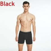 6 Pack Tagless Mens Boxer Briefs Cotton Comfort Stretch Underwear Trunks Shorts