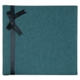thumbnail image 1 of 6 Pack: Teal Mega Scrapbook Album with Ribbon by Recollections, 1 of 2
