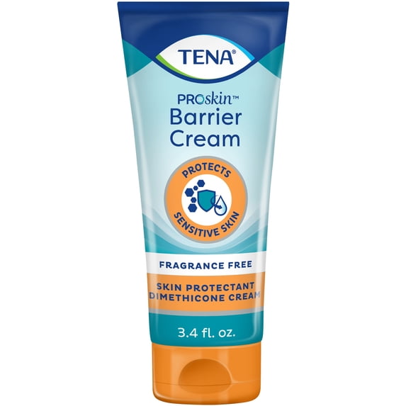 6 Pack - Tena Barrier Cream Fragrance Free, 3.4 fl. oz