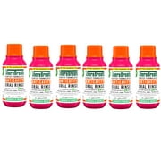 6 Pack - TheraBreath Anticavity Fluoride Mouthwash, Sparkle Mint, Travel Size, 3 fl oz