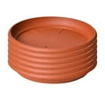 thumbnail image 1 of 6-Pack Thick Plastic Plant Saucers - Durable Flower Pot Trays for Indoor/Outdoor Use, Water Catchment Base for Potted Plants (Multi-Size Compatible), S, 1 of 6