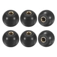 thumbnail image 2 of Uxcell 10-Pack M5-M12 Thread Ball Knobs - Thermoset Round Ball Handle, 16mm-50mm Diameter Assortment 2 of 5