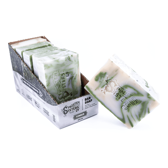 6 Pack -Timber Bar Soap Set , All Natural, Moisturizing.