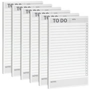 6 Pack To Do List Notepads, Daily Reminder Checklist 8.5 x 5.5 In, 60 Sheets Each