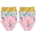 thumbnail image 1 of 6 Pack Toddler Little Girls Kids Cotton Briefs Underwear, Hipster Panties Size 2T 3T 4T 5T 6T, 1 of 4