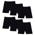 thumbnail image 1 of 6 Pack Toddlers Kids Girls Shorts Dance Shorts Bike Short Gymnastics Yoga Shorts Breathable and Safety for Sports, Play Or Under Skirts, 2-10 Years, 1 of 5