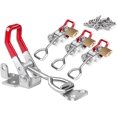 thumbnail image 1 of 6 Pack Toggle Latch Clamp 4001, Adjustable Latch, Smoker Clamps Heavy Duty Latches, 330Lbs Holding Capacity Pull for Lid Jig, Tool Box Case (24PCS Screws), 1 of 7