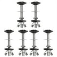 6 Pack Toilet Tank to Bowl Bolt Kits Cistern Bolts Kit,Stainless Steel