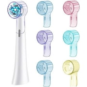 6 Pack Toothbrush Covers for Oral B iO Replacement Heads, Toothbrush Cover Caps for Oral B Pro1000 Electric Toothbrush Head，iO Toothbrush Head Cover for Travel & Home (Mixing Colors)