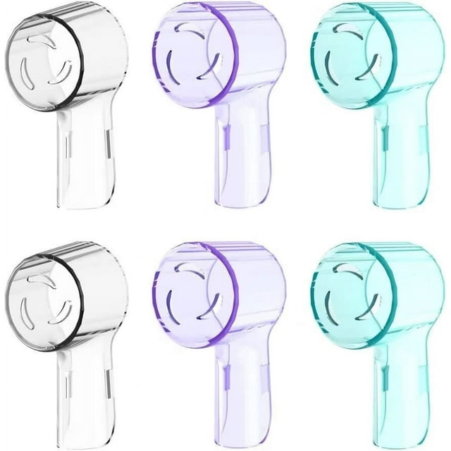 OralB Compatible Toothbrush Heads Dustproof Cover, 6 Pack, Fits iO
