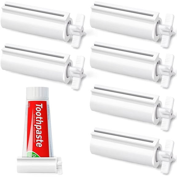 6-Pack Toothpaste Squeezers, Toothpaste Tube Roller Toothpaste Dispensers for Bathroom Saves Toothpaste, Creams