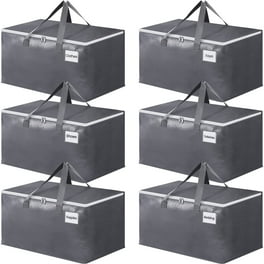 Walmart Heavy Duty Moving Bags 93L Zippers Top Sturdy Handles Space Saving 8 Pack Black Walmart