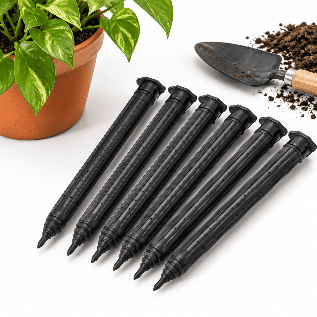 6 Pack Tree Watering Stakes Deep Root Irrigation Spike 14 Inch ...