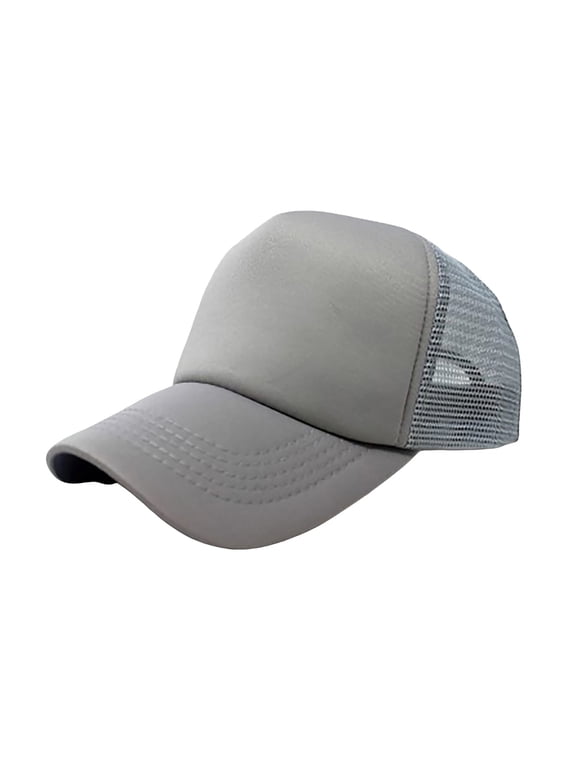 6-Pack Trucker Hat Adjustable Cap (Grey)