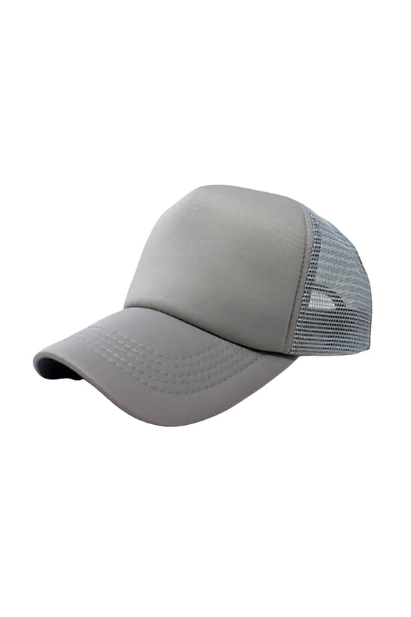 6-Pack Trucker Hat Adjustable Cap (Grey)