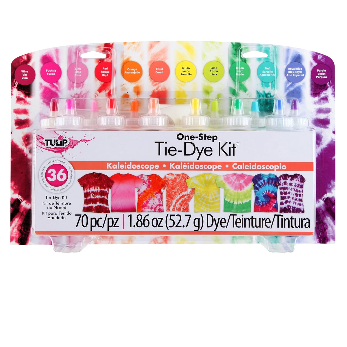 6 Pack: Tulip® One-Step Neon Tie-Dye Kit® - Large - Walmart.com
